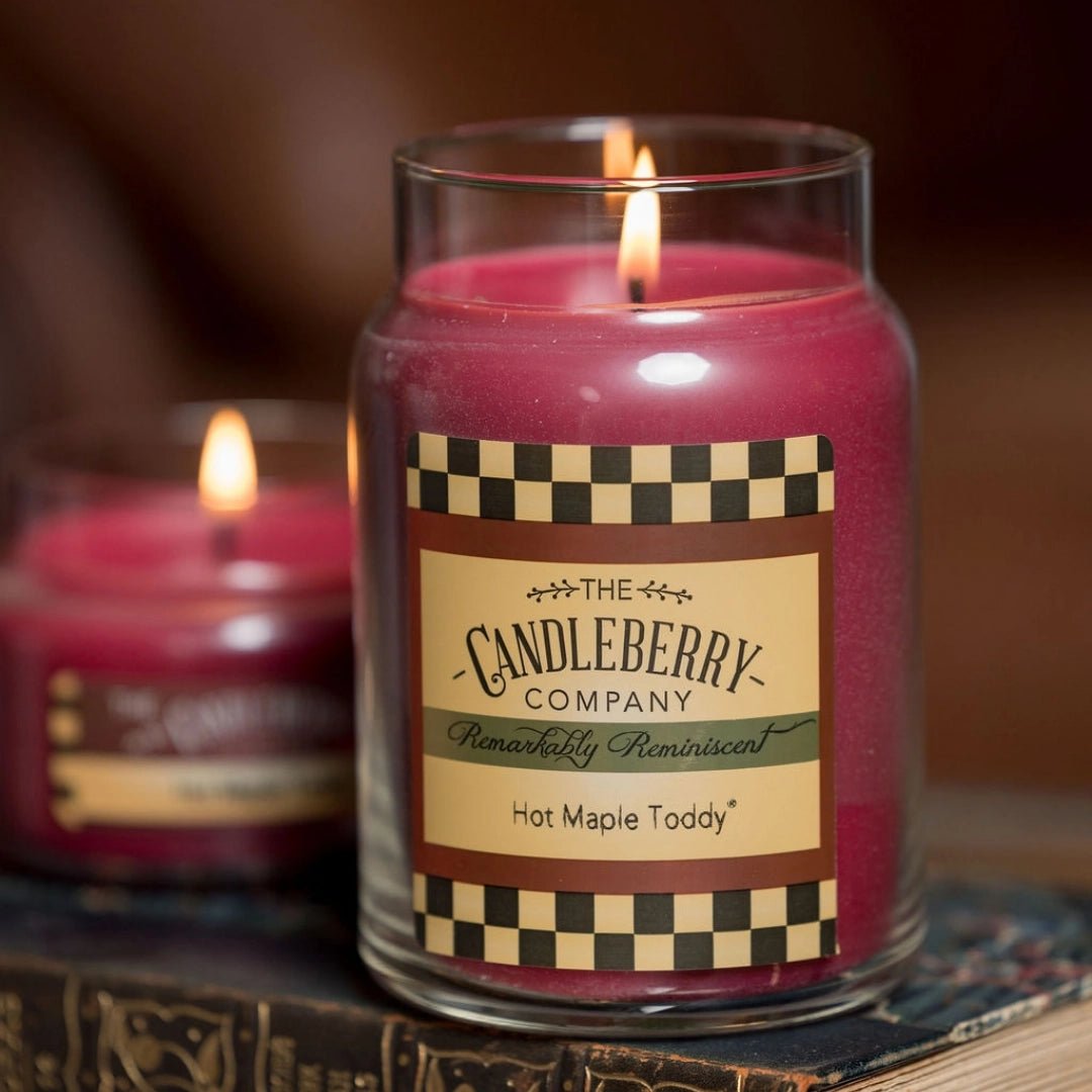 Hot Maple Toddy®, Large Jar Candle - The Candleberry® Candle Company - Reminiscent Large Jar Candle - The Candleberry Candle Company