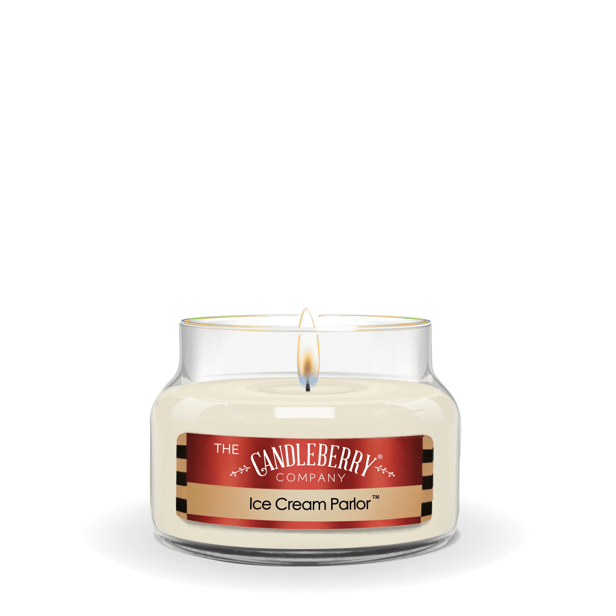 Ice Cream Parlor™, Small Jar Candle - The Candleberry® Candle Company - Reminiscent Small Jar Candle - The Candleberry Candle Company