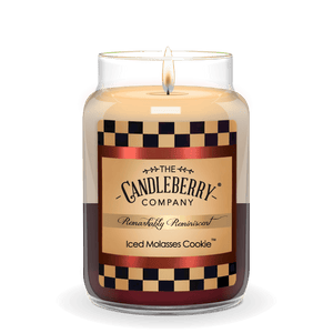 Iced Molasses Cookie™, Large Jar Candle - The Candleberry® Candle Company - Reminiscent Large Jar Candle - The Candleberry Candle Company