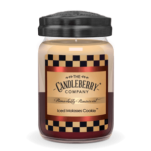 Iced Molasses Cookie™, Large Jar Candle - The Candleberry® Candle Company - Reminiscent Large Jar Candle - The Candleberry Candle Company