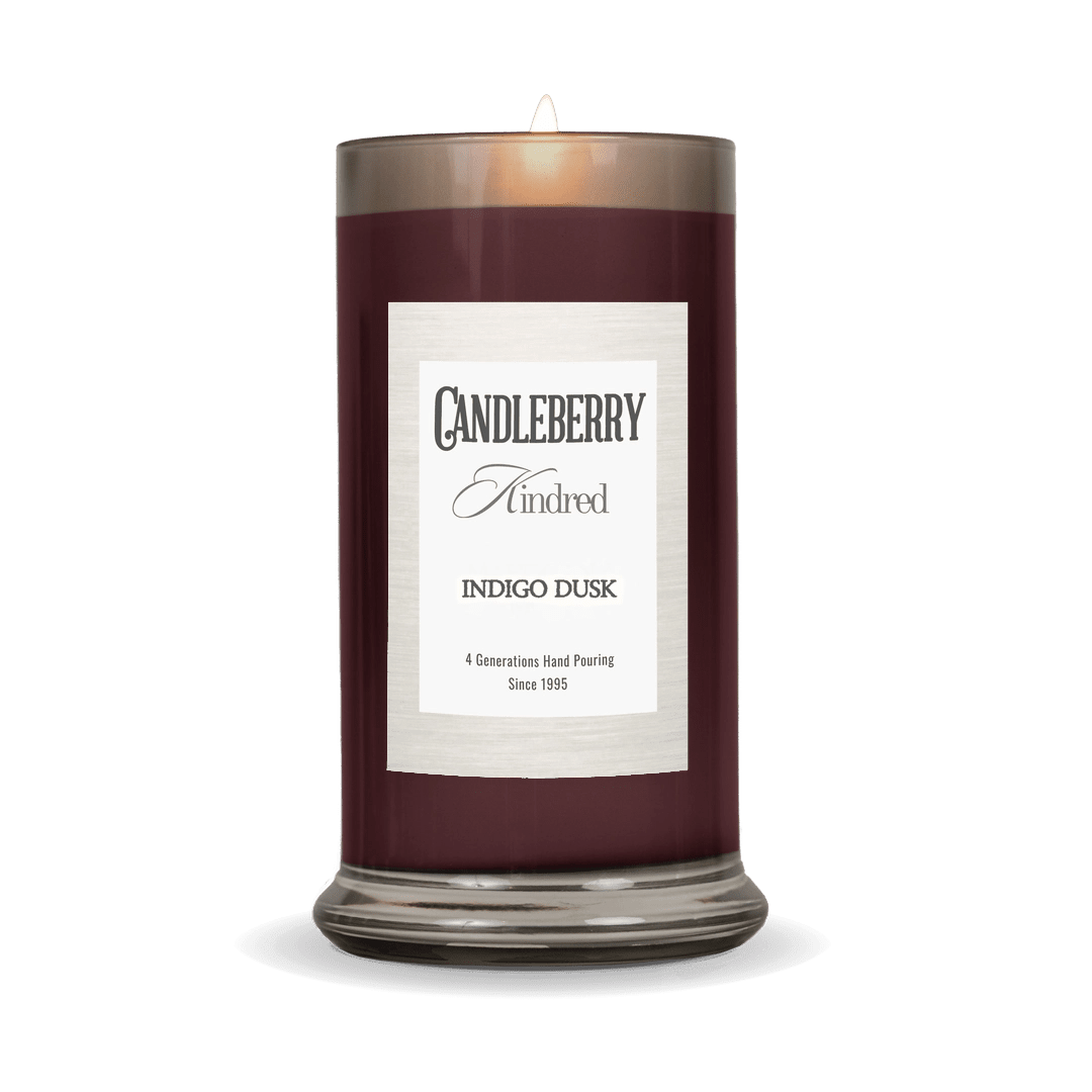 Indigo Dusk™, Kindred, Large Jar Candle - The Candleberry® Candle Company - Kindred Large Jar - The Candleberry Candle Company