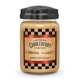 Kettle Corn Crunch™, Large Jar Candle - The Candleberry® Candle Company - Reminiscent Large Jar Candle - The Candleberry Candle Company