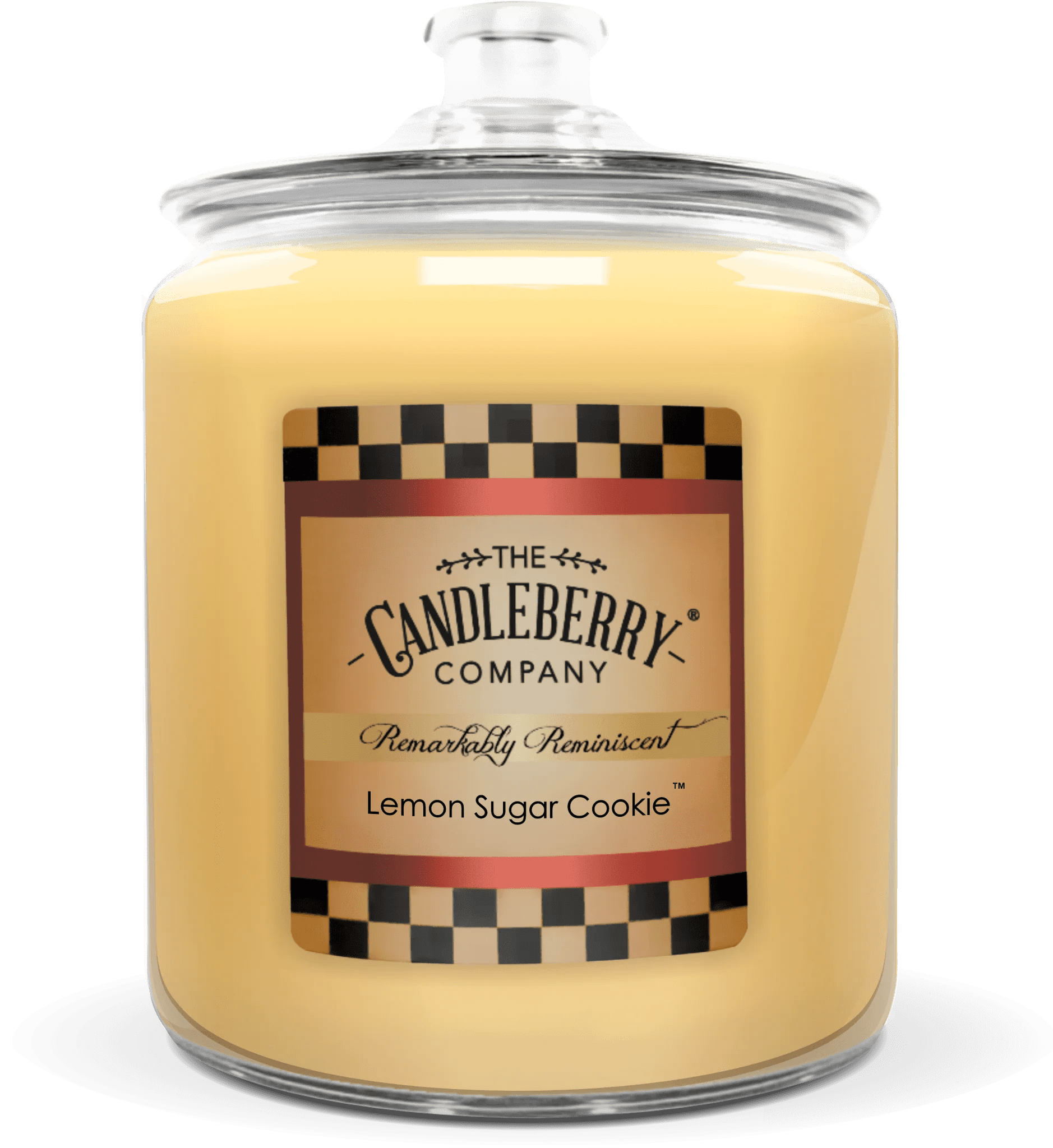 Lemon Sugar Cookie™, 4 - Wick, Cookie Jar Candle - The Candleberry® Candle Company - Cookie Jar Candle - The Candleberry Candle Company