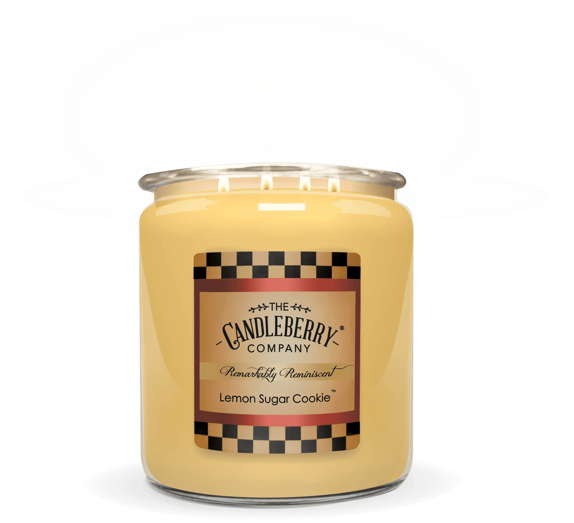 Lemon Sugar Cookie™, 4 - Wick, Cookie Jar Candle - The Candleberry® Candle Company - Cookie Jar Candle - The Candleberry Candle Company