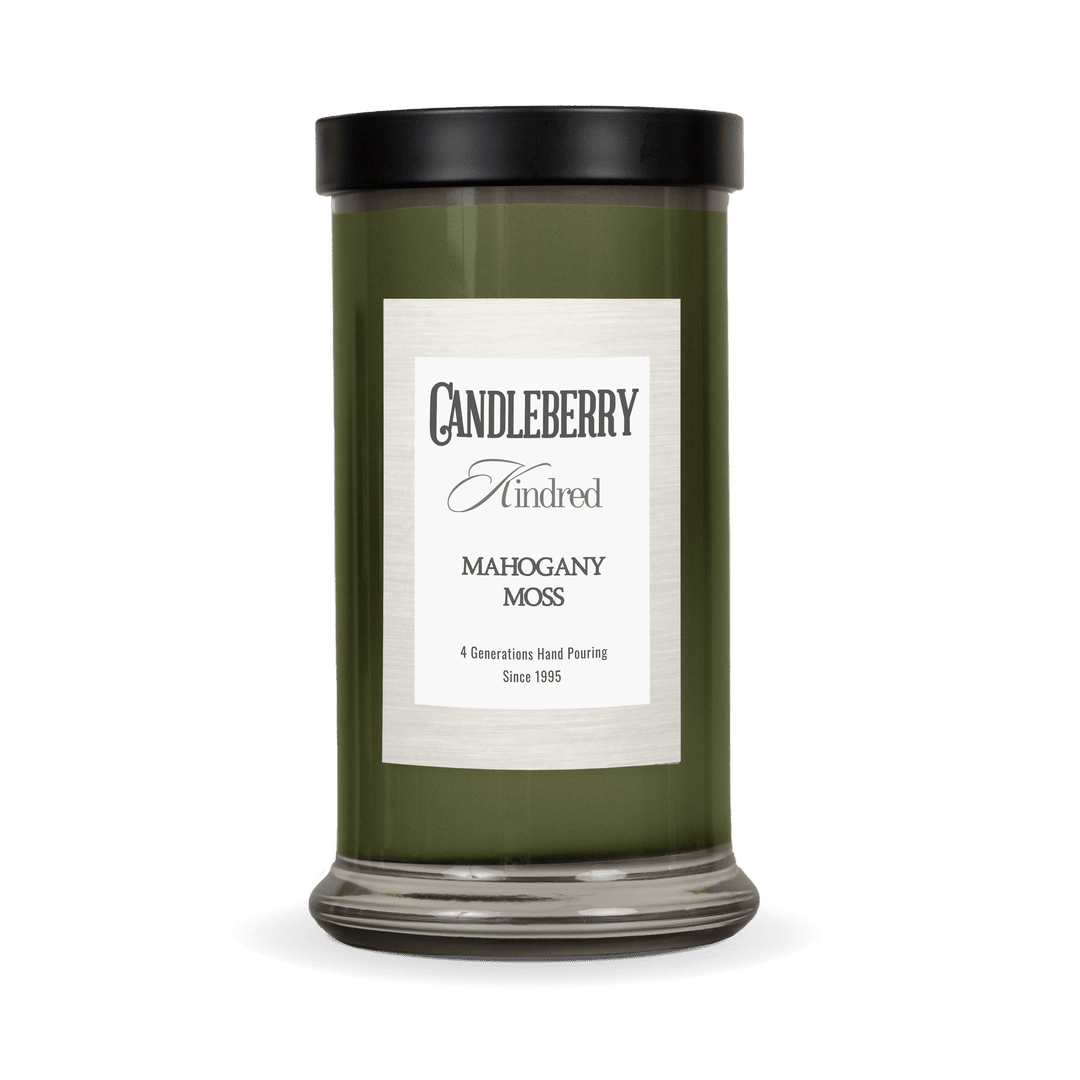 Mahogany Moss™, Kindred, Large Jar Candle - The Candleberry® Candle Company - Kindred Large Jar - The Candleberry Candle Company