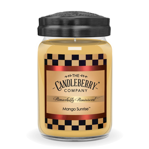 Mango Sunrise™, Large Jar Candle - The Candleberry® Candle Company - Reminiscent Large Jar Candle - The Candleberry Candle Company