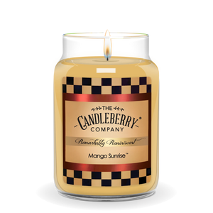 Mango Sunrise™, Large Jar Candle - The Candleberry® Candle Company - Reminiscent Large Jar Candle - The Candleberry Candle Company