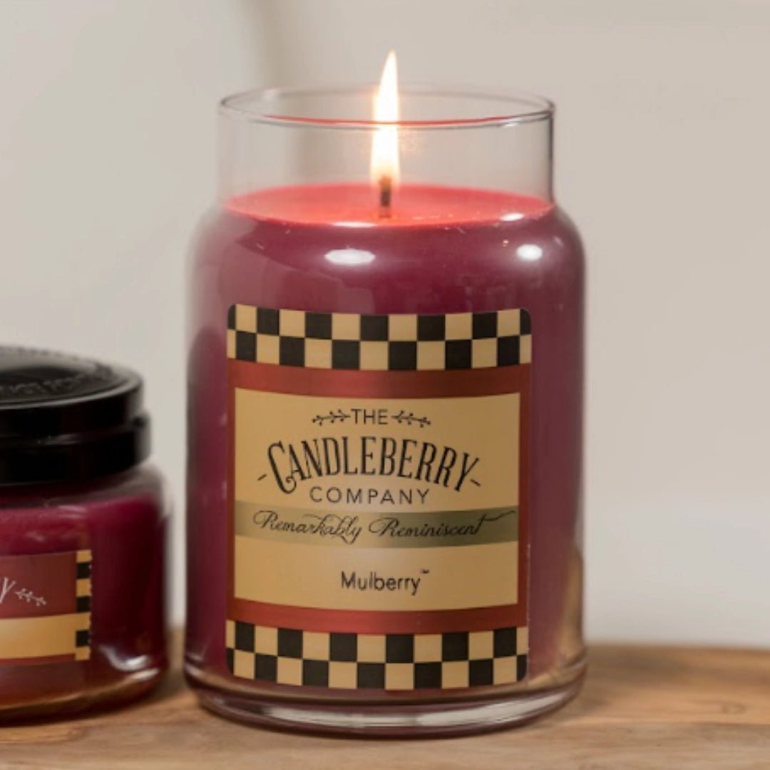 Mulberry™, Large Jar Candle - The Candleberry® Candle Company - Reminiscent Large Jar Candle - The Candleberry Candle Company