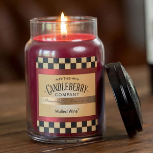 Mulled Wine™, Large Jar Candle - The Candleberry® Candle Company - Reminiscent Large Jar Candle - The Candleberry Candle Company