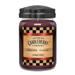 Mulled Wine™, Large Jar Candle - The Candleberry® Candle Company - Reminiscent Large Jar Candle - The Candleberry Candle Company