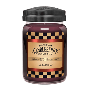 Mulled Wine™, Large Jar Candle - The Candleberry® Candle Company - Reminiscent Large Jar Candle - The Candleberry Candle Company