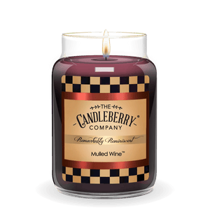 Mulled Wine™, Large Jar Candle - The Candleberry® Candle Company - Reminiscent Large Jar Candle - The Candleberry Candle Company