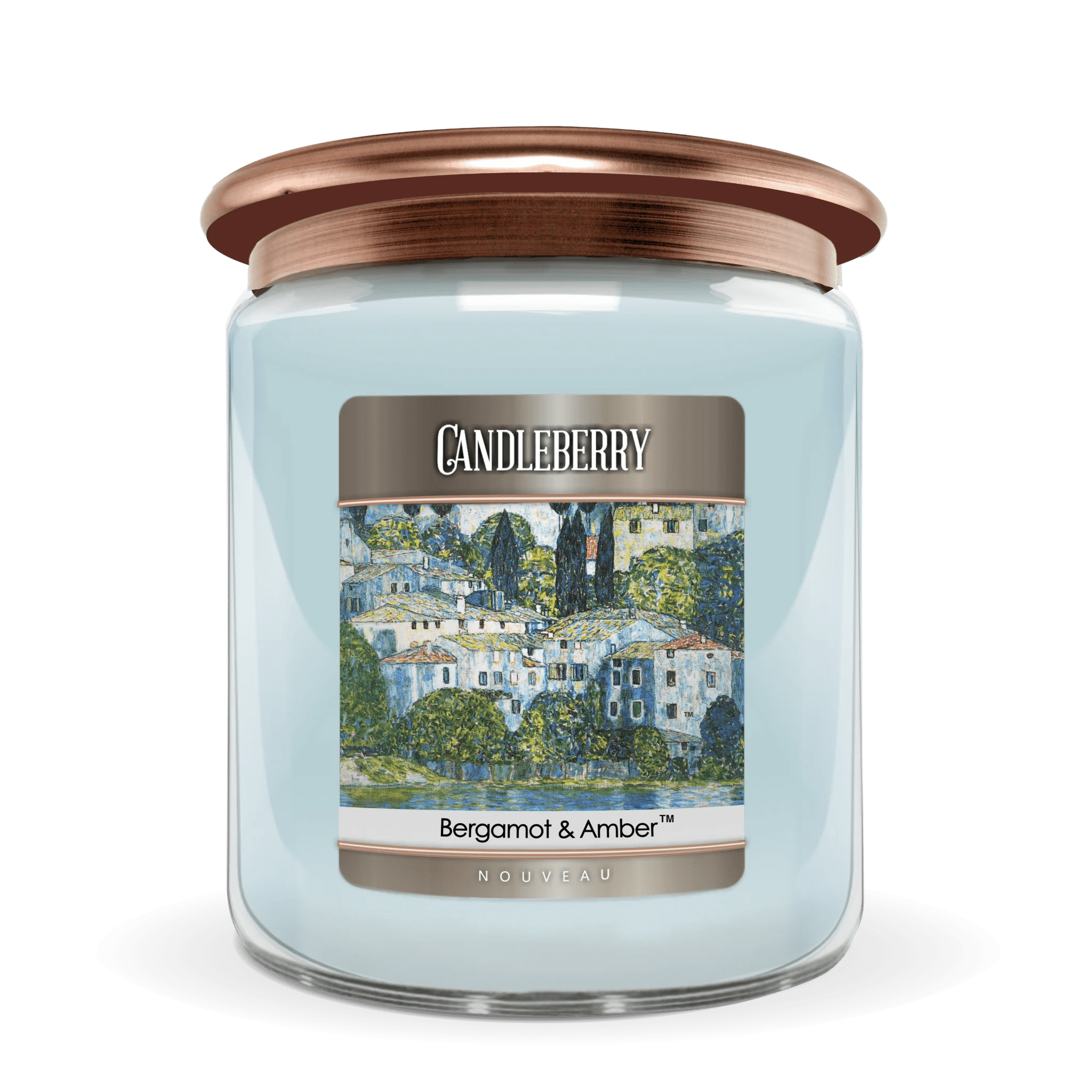 NOUVEAU™ - Bergamot Amber™, 3 - Wick, Candy Jar Candle