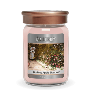 NOUVEAU - Blushing Apple Blossom™, Large Jar Candle - The Candleberry® Candle Company - Nouveau Large Jar Candle - The Candleberry Candle Company