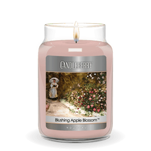 NOUVEAU - Blushing Apple Blossom™, Large Jar Candle - The Candleberry® Candle Company - Nouveau Large Jar Candle - The Candleberry Candle Company