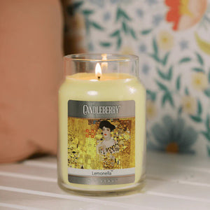 NOUVEAU - Lemonella™, Large Jar Candle - The Candleberry® Candle Company - Nouveau Large Jar Candle - The Candleberry Candle Company