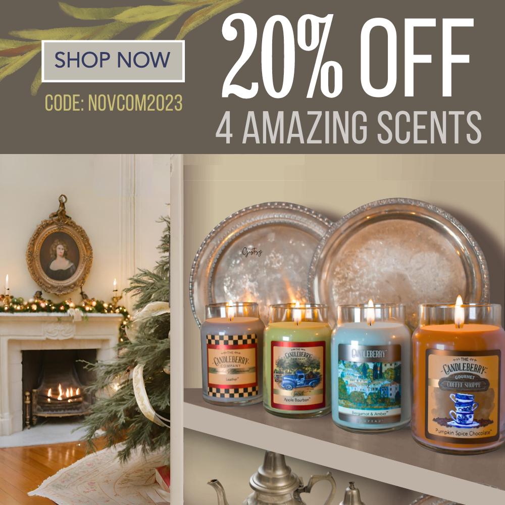 101 - 1030 - COM - Christmas Eve, Tobacco, Honey Bourbon, Cinnamon Cafe Latte - CODE - NOVCOM23 PREMIUM BEST SCENTED CANDLES GIFT IDEAS CHRISTMAS SALE B