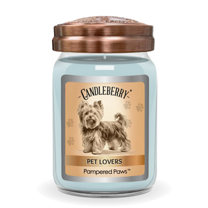 Pampered Paws™ - Large Jar Candle - The Candleberry® Candle Company - Pet Collection Large Jar Candle - The Candleberry Candle Company