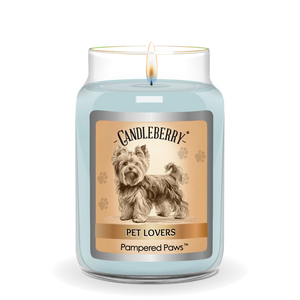 Pampered Paws™ - Large Jar Candle - The Candleberry® Candle Company - Pet Collection Large Jar Candle - The Candleberry Candle Company