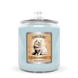 Pretty Purrfect™, 3 - Wick, Candy Jar Candle - The Candleberry® Candle Company - Pet Collection 3 - Wick, Candy Jar Candle - The Candleberry Candle Company