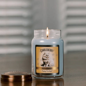 Pretty Purrfect™ - Large Jar Candle - The Candleberry® Candle Company - Pet Collection Large Jar Candle - The Candleberry Candle Company