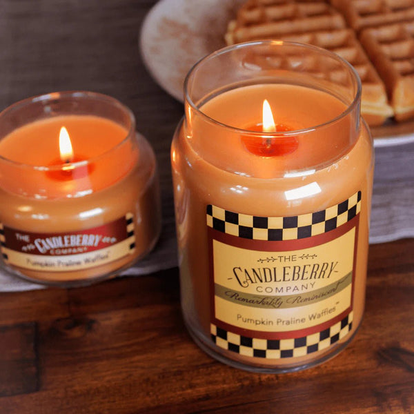 Pumpkin Praline Waffles™ | Large Jar Candle | Candleberry - The