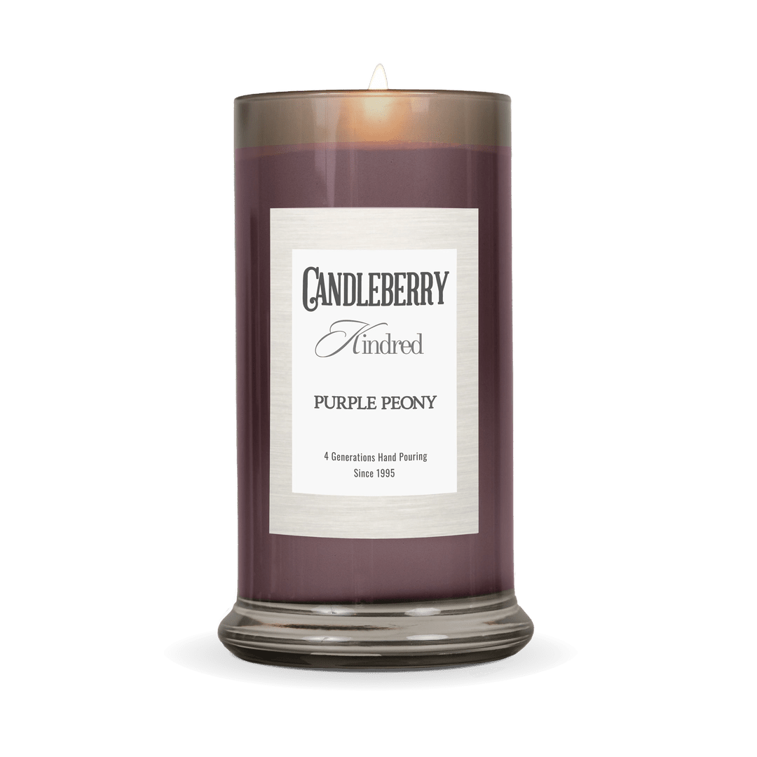 Purple Peony™, Kindred, Large Jar Candle - The Candleberry® Candle Company - Kindred Large Jar - The Candleberry Candle Company
