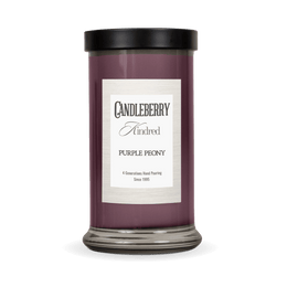 Purple Peony™, Kindred, Large Jar Candle - The Candleberry® Candle Company - Kindred Large Jar - The Candleberry Candle Company