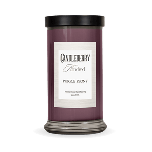 Purple Peony™, Kindred, Large Jar Candle - The Candleberry® Candle Company - Kindred Large Jar - The Candleberry Candle Company