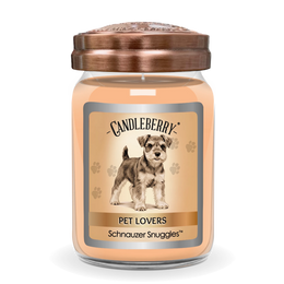 Schnauzer Snuggles™ - Large Jar Candle - The Candleberry® Candle Company - Pet Collection Large Jar Candle - The Candleberry Candle Company