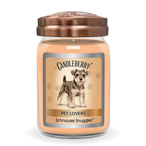 Schnauzer Snuggles™ - Large Jar Candle - The Candleberry® Candle Company - Pet Collection Large Jar Candle - The Candleberry Candle Company