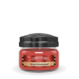 Sliced Strawberries™, Small Jar Candle - The Candleberry® Candle Company - Reminiscent Small Jar Candle - The Candleberry Candle Company