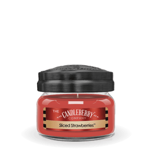 Sliced Strawberries™, Small Jar Candle - The Candleberry® Candle Company - Reminiscent Small Jar Candle - The Candleberry Candle Company