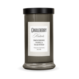 Smoldering Vanilla Teakwood™, Kindred, Large Jar Candle - The Candleberry® Candle Company - Kindred Large Jar - The Candleberry Candle Company
