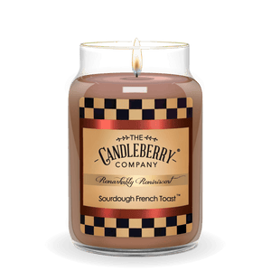 Sourdough French Toast™, Large Jar Candle - The Candleberry® Candle Company - Reminiscent Large Jar Candle - The Candleberry Candle Company