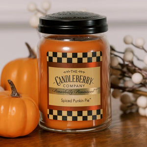 Spiced Punkin Pie™, Large Jar Candle - The Candleberry® Candle Company - Large Jar Candle - The Candleberry Candle Company