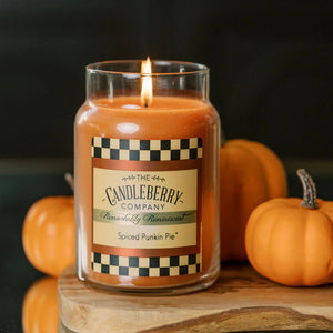 Spiced Punkin Pie™, Large Jar Candle - The Candleberry® Candle Company - Large Jar Candle - The Candleberry Candle Company