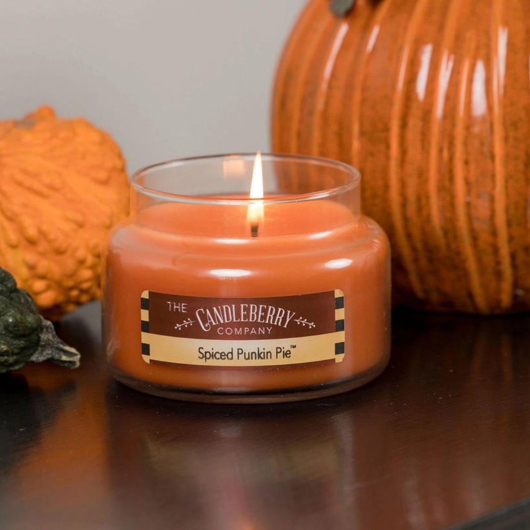 Spiced Punkin Pie™, Small Jar Candle - The Candleberry® Candle Company - Reminiscent Small Jar Candle - The Candleberry Candle Company