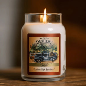 SPIRITS - Double Oak Bourbon™, Large Jar Candle - The Candleberry® Candle Company - Spirits, Large Jar Candle - The Candleberry Candle Company