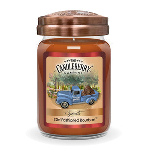 SPIRITS - Old Fashioned Bourbon™, Large Jar Candle - The Candleberry® Candle Company - Spirits, Large Jar Candle - The Candleberry Candle Company