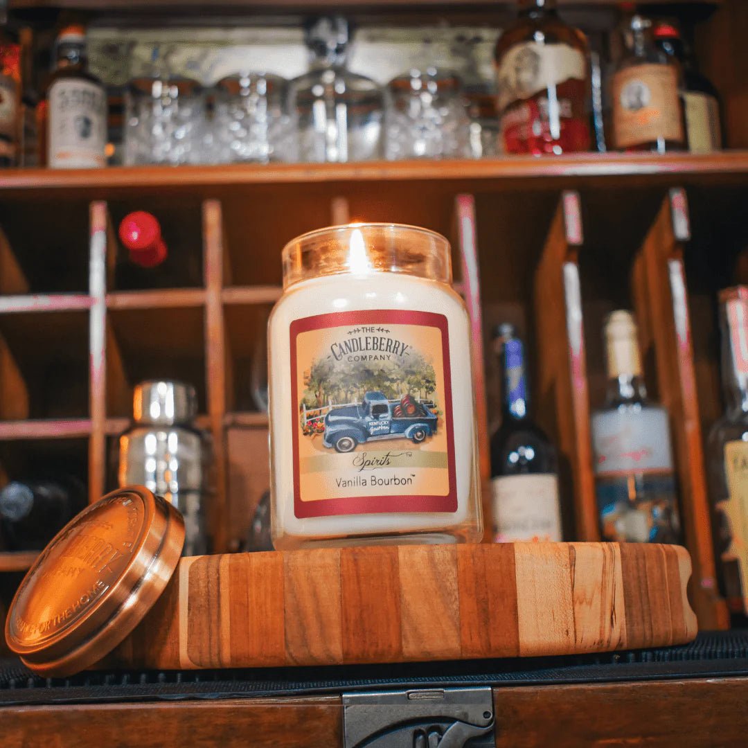 SPIRITS - Vanilla Bourbon™, Large Jar Candle - The Candleberry® Candle Company - Spirits, Large Jar Candle - The Candleberry Candle Company