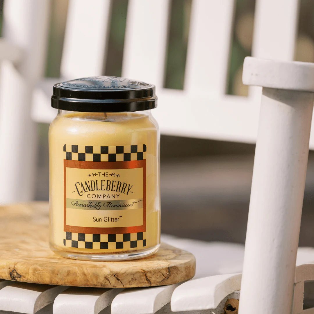 Sun Glitter™, Large Jar Candle - The Candleberry® Candle Company - Reminiscent Large Jar Candle - The Candleberry Candle Company