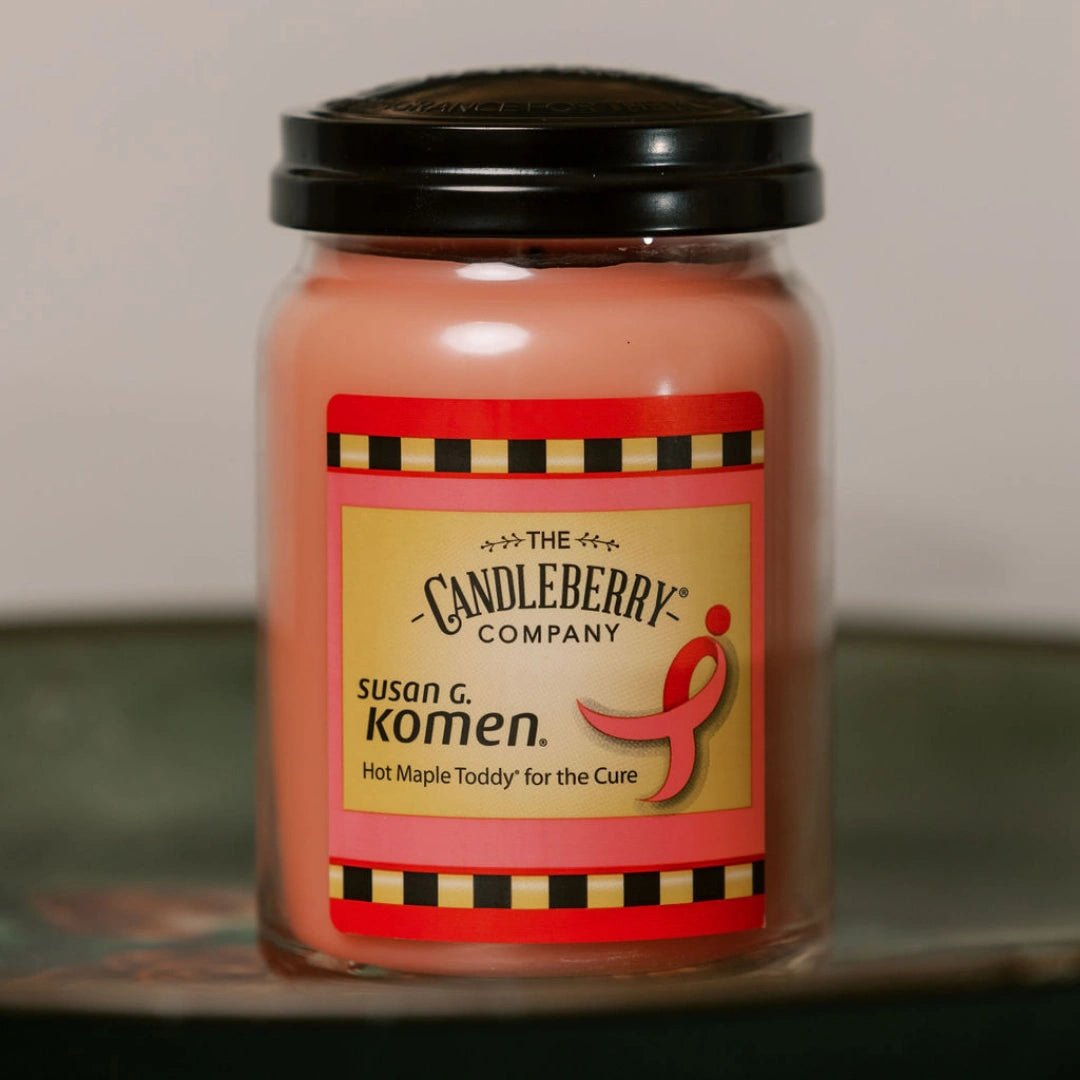 Susan G. Komen, Large Jar Candle - The Candleberry® Candle Company - Large Jar Candle - The Candleberry Candle Company