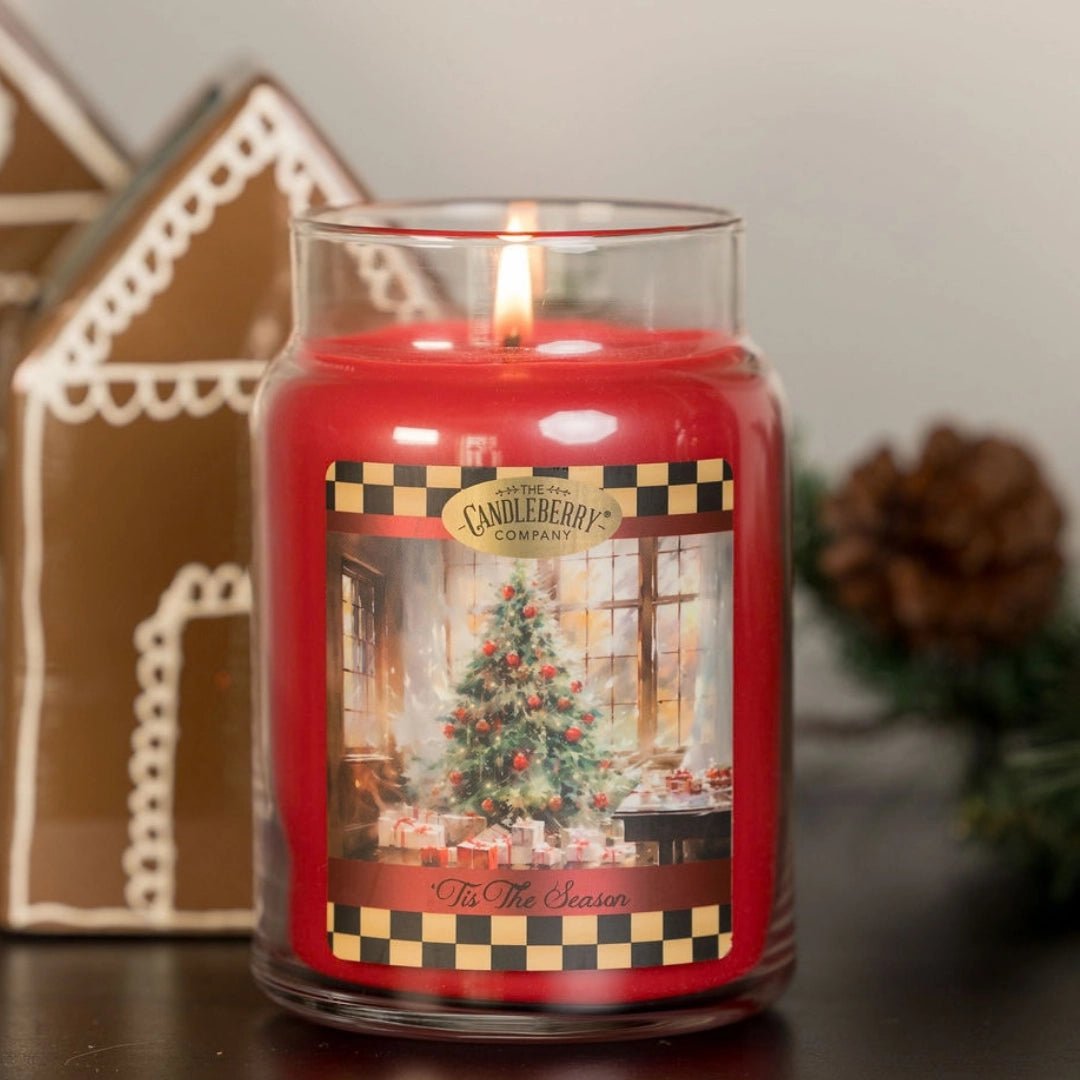 'Tis the Season™, Large Jar Candle - The Candleberry® Candle Company - Reminiscent Large Jar Candle - The Candleberry Candle Company