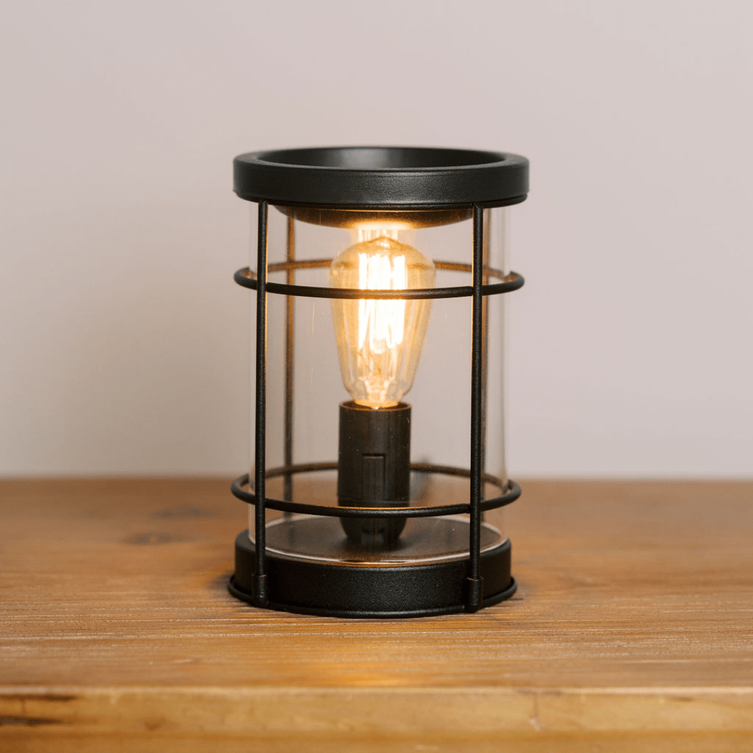 black edison bulb tart warmer