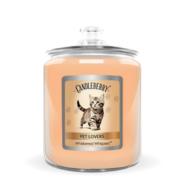Whiskered Whispers™, 3 - Wick, Candy Jar Candle - The Candleberry® Candle Company - Pet Collection 3 - Wick, Candy Jar Candle - The Candleberry Candle Company