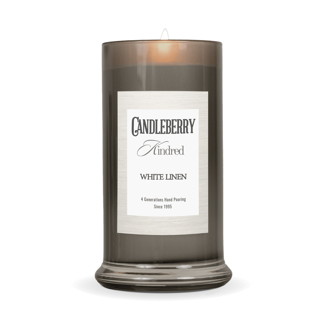 White Linen™, Kindred, Large Jar Candle - The Candleberry® Candle Company - Kindred Large Jar - The Candleberry Candle Company
