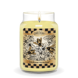 Wildflower Honeybee™, Large Jar Candle - The Candleberry® Candle Company - Large Jar Candle - The Candleberry Candle Company