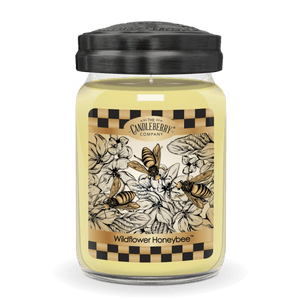 Wildflower Honeybee™, Large Jar Candle - The Candleberry® Candle Company - Large Jar Candle - The Candleberry Candle Company