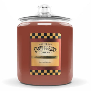 Amber Leaves™, 160 oz. Jar, Scented Candle 160 oz. Cookie Jar Candle The Candleberry Candle Company 